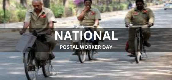 NATIONAL POSTAL WORKER DAY [ राष्ट्रीय डाक कर्मचारी दिवस]